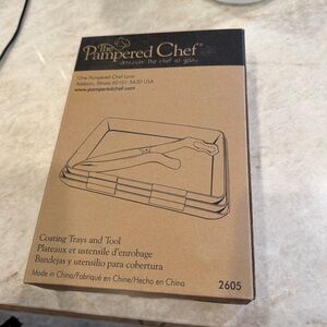 Pampered chef coating trays